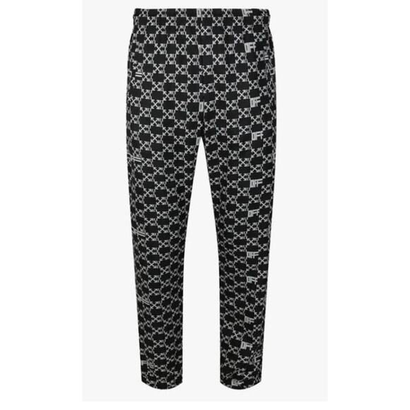 Off white All Over Arrows Monogram Track Pants black and white L - Picture 1 of 16